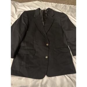 Panhandle Slim western blazer jacket 44R polyester blend black 2 button